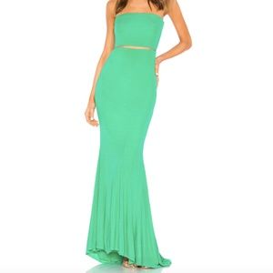 Lovers + Friends Pryce Gown Small Green Dress